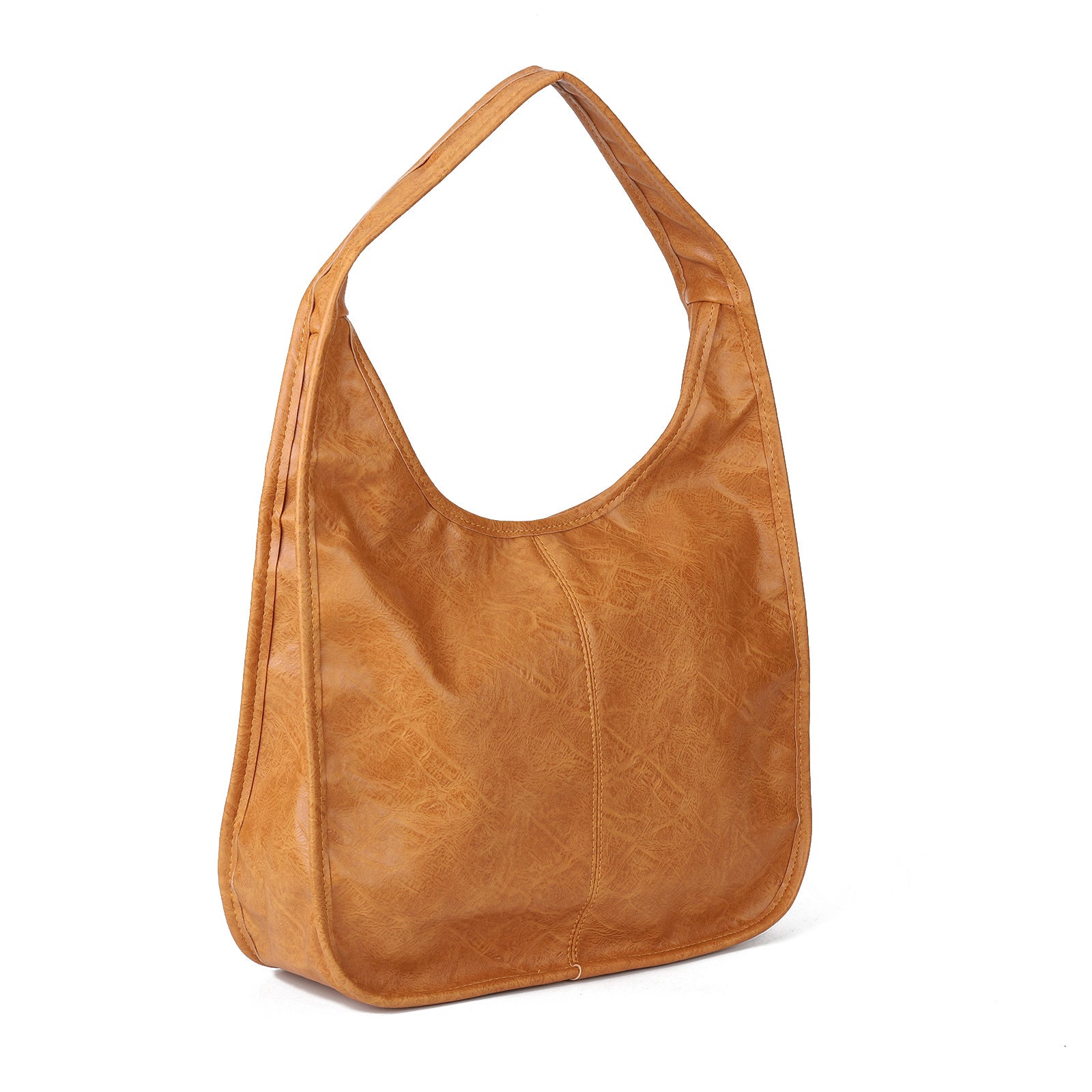 Retro Textured Shoulder Bag