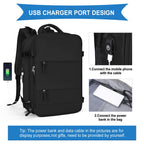 Spot Amazon waterproof travel bag backpack USB luggage school bag travel toiletries set fashion wholesale