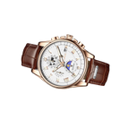 Men's Moon Phase Chronograph Watch – Quartz | Aladinae