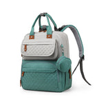 Amazon's hot selling mommy bag European and American fashion multi-pocket portable mother and baby bag for going out large capacity lightweight mommy bag