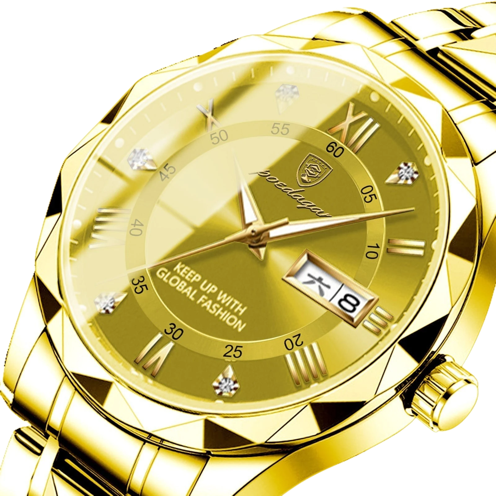 Swiss-Style Men's Dual Calendar Quartz Watch | Aladinae