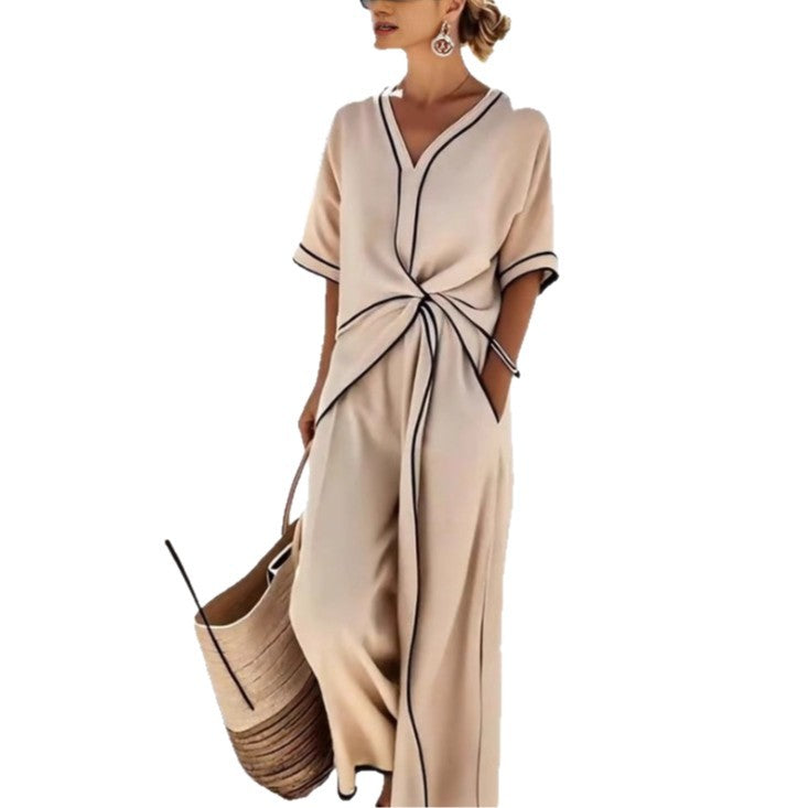 Independent website's new summer European and American style Bohemian elegant dress, cross-border style commuter long dress