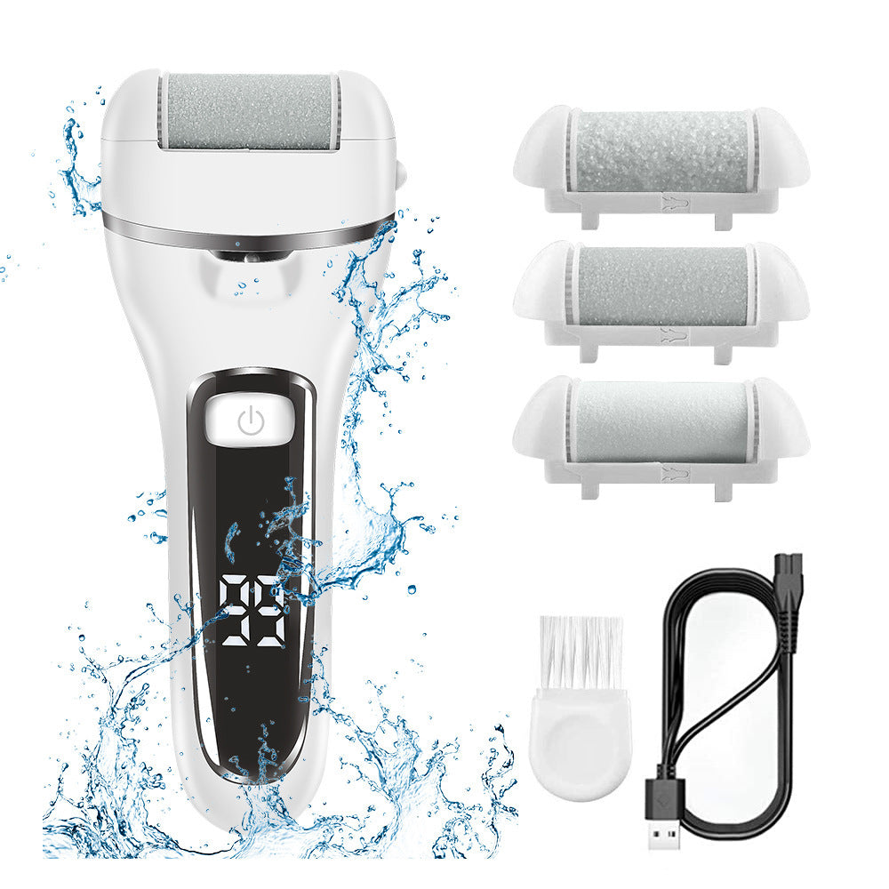 Cross-border electric foot grinder, automatic rechargeable foot skin remover, callus grinding knife, pedicure machine, drop shipping