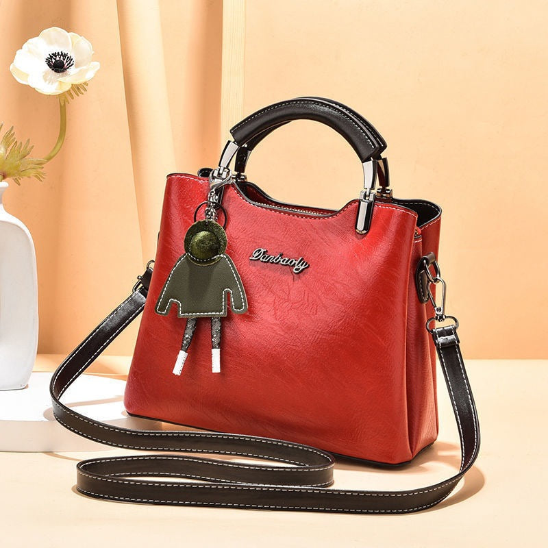 Handbag 2021 summer new single shoulder women's bag European and American retro versatile single shoulder messenger bag Internet celebrity fashion women's bag