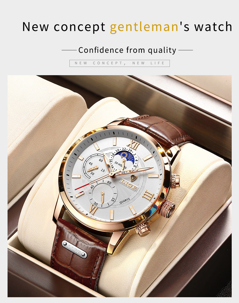 Men's Multi-Function Chronograph Quartz Watch