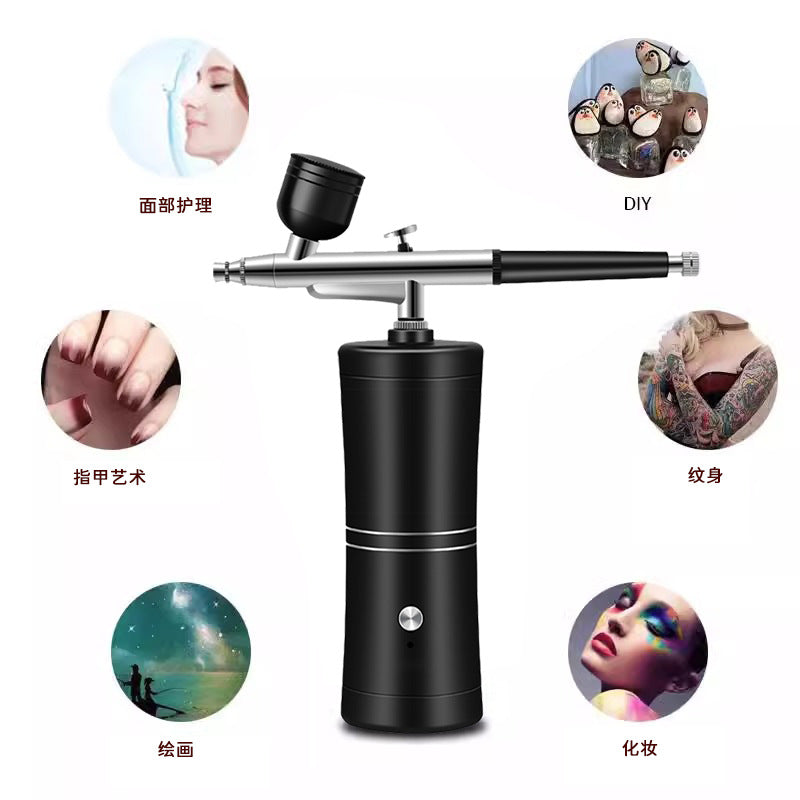 Airbrush gun electric acrylic paint spray gun painting spray gun hand color model spraying manicure airbrush set