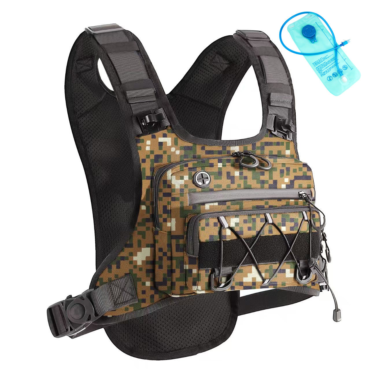 New tactical chest pack, multi-functional trail running bag, travel portable hiking bag, cycling backpack, Amazon bestseller.