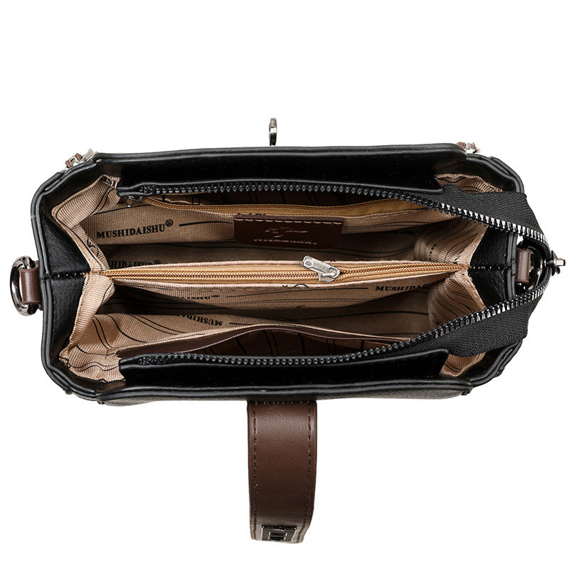 Cross-border niche high-end bucket bag for women 2025 spring new style fashionable all-match handbag trendy shoulder messenger bag
