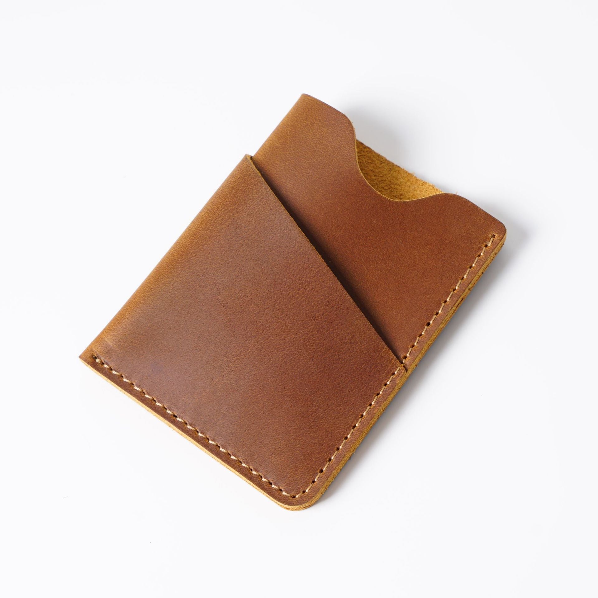 Men's Crazy Horse Leather Card Holder & Coin Purse | Aladinae