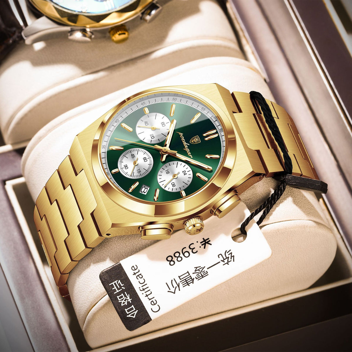 Men's Multi-Function Luminous Quartz Watch - Waterproof