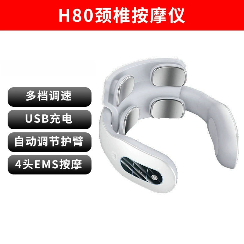 New portable multi-functional neck massager, neck massager, neck protector, heat therapy, vibration neck massager