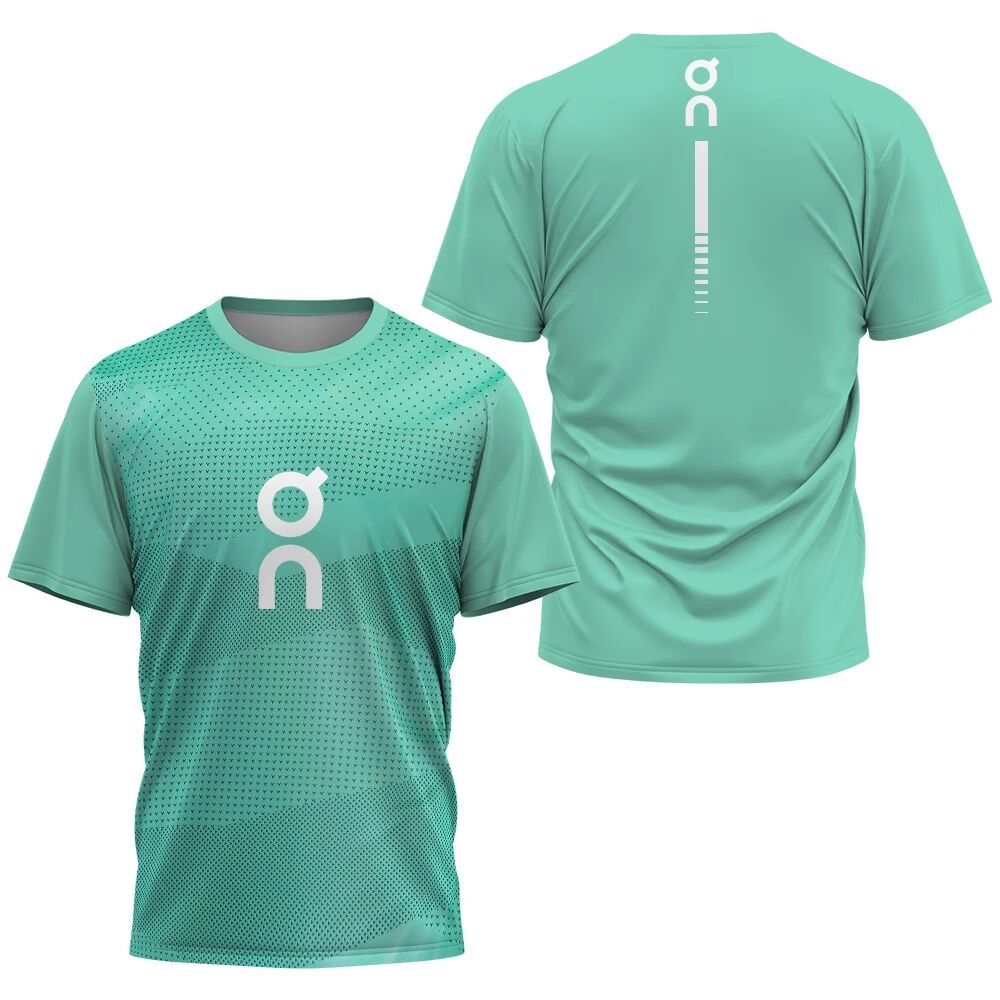 Men's Quick-Dry Mesh T-Shirt - Short Sleeve, Crew Neck