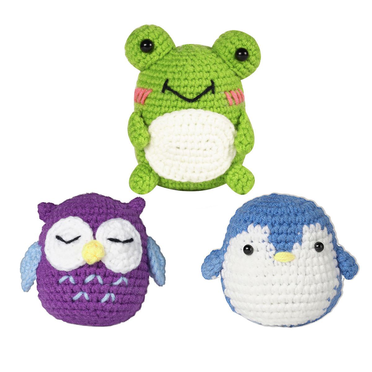 English instruction manual Amazon new product handmade crochet material bag weaving DIY wool making small toy decoration