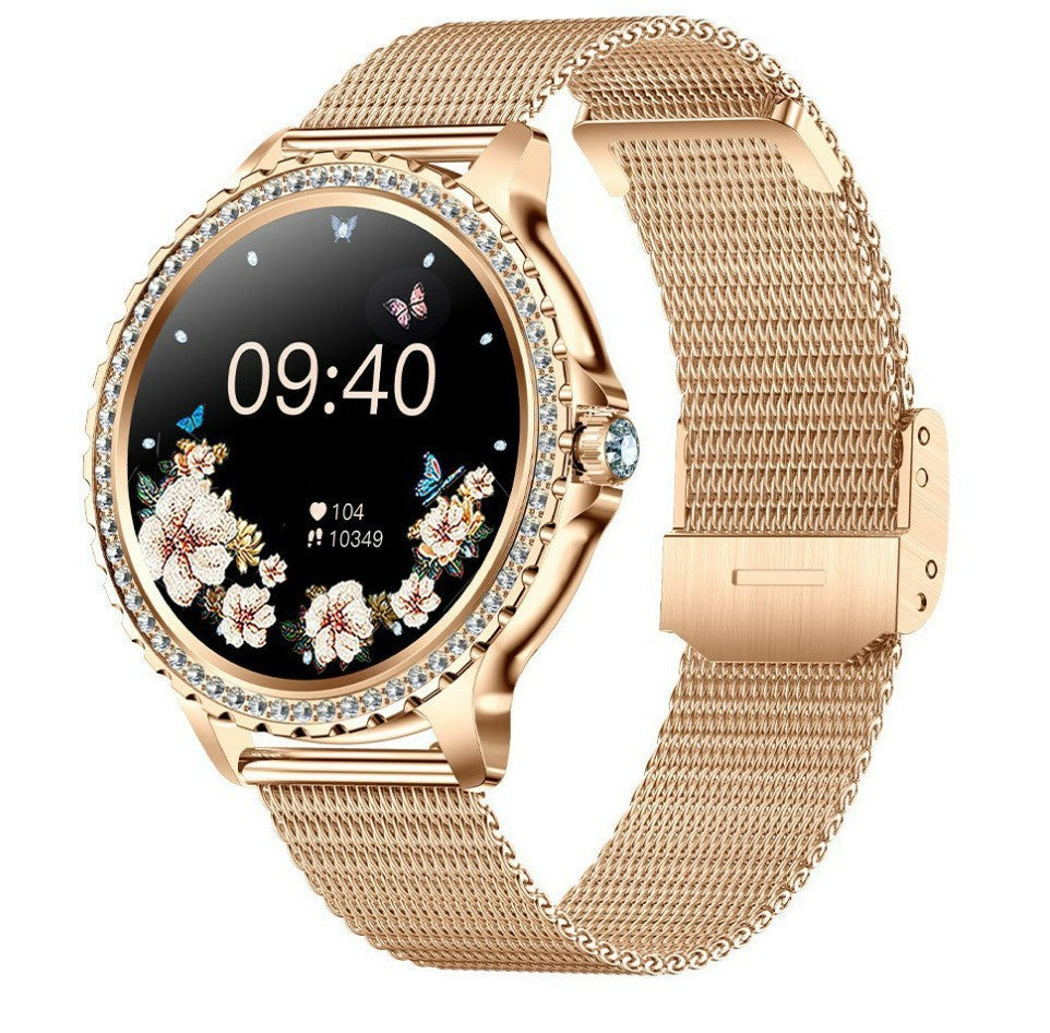 Women's Smart Watch - HD Display, Bluetooth Call, Heart Rate