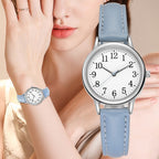 Cross-border foreign trade new simple digital fashion women's quartz watch small belt ladies watch women's watch