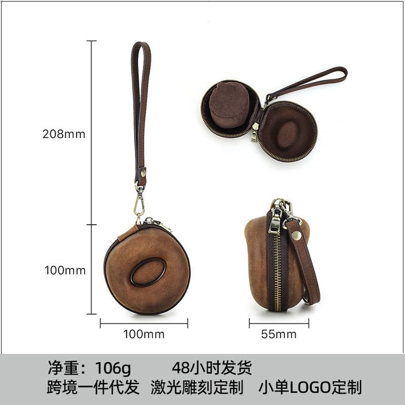 Genuine Leather Travel Watch Case | Aladinae