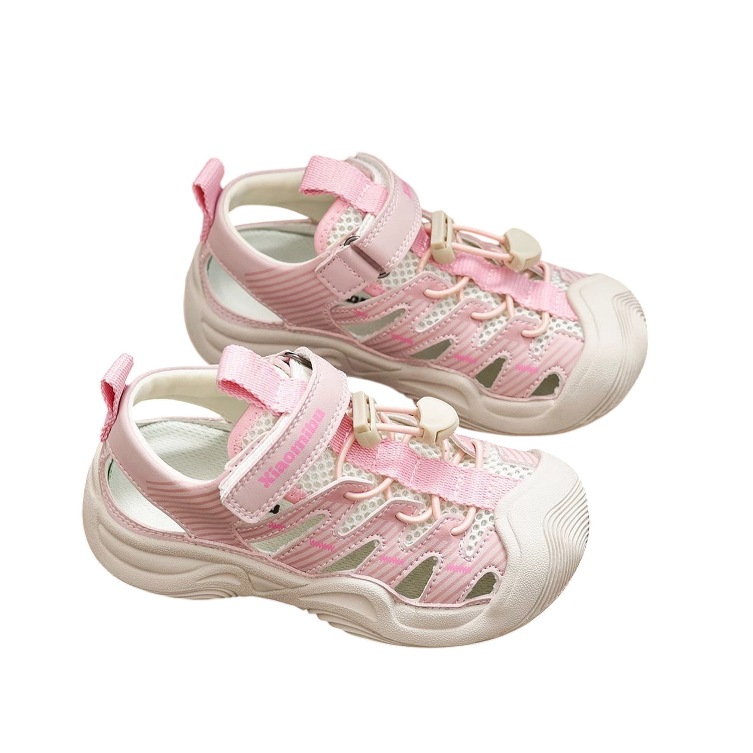Girls shoes closed toe sandals 2024 summer new children's soft bottom sports shoes boys beach shoes summer style for middle and large children