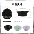 Silicone foldable ice compress basin facial ice compress beauty device ice facial folding washbasin