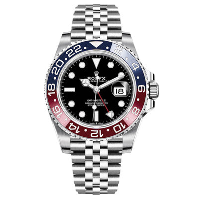 Rolex Cola bezel GMT-Master automatic mechanical watch for men, Inter Milan CLEANVS, sapphire crystal.