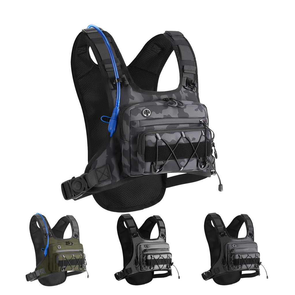 New tactical chest pack, multi-functional trail running bag, travel portable hiking bag, cycling backpack, Amazon bestseller.