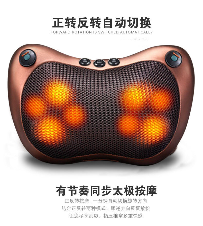 Smart massage pillow, U-shaped kneading massager, heated cervical spine massager, electric neck support device