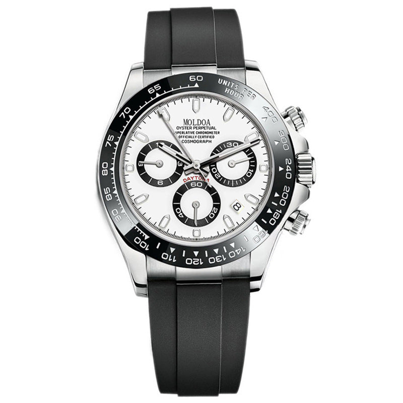 Daytona Jindi Shawn Yue hollow fake mechanical watch men's calendar waterproof watch Douyin Kuaishou one piece delivery