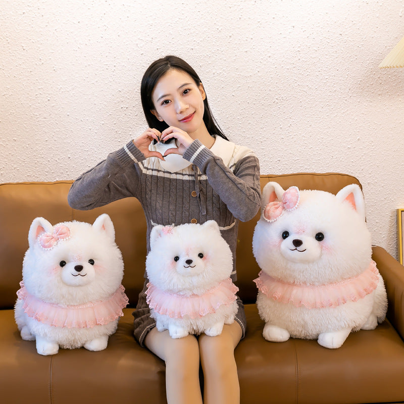 New Pomeranian Pillow Doll Plush Toy Girls Gift Children Pillow Doll Ragdoll