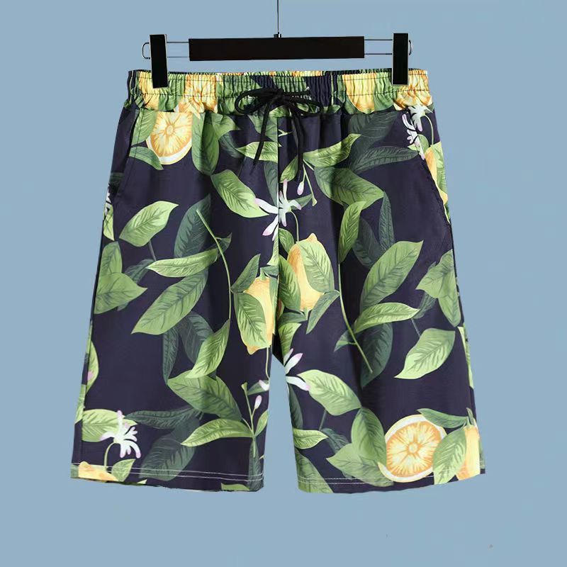 Men's Hawaiian Floral Shirt & Shorts Beach Set | Aladinae