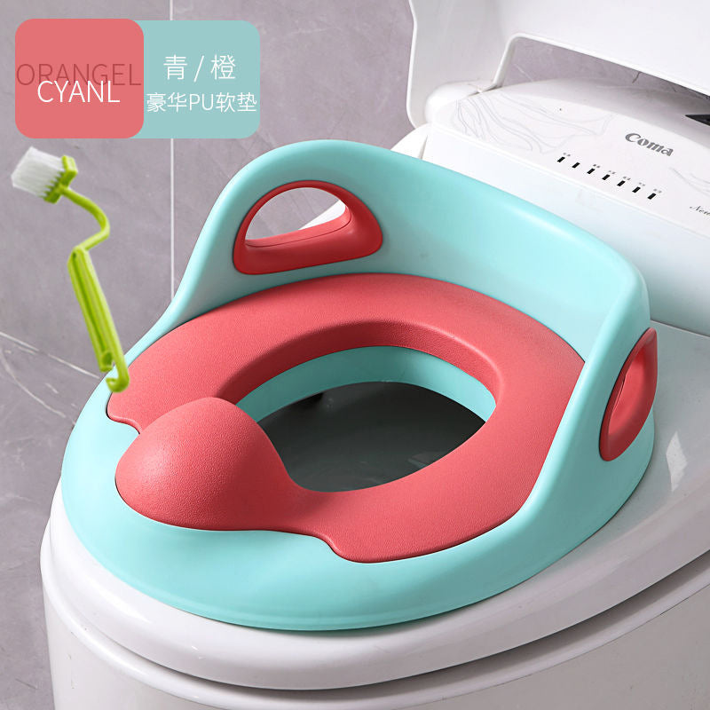 Children's toilet seat baby toilet seat children boys and girls enlarged toilet cushion infant toilet seat